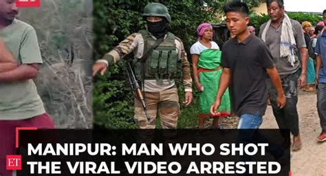 manipur original video link|Manipur viral video: Man who shot the clip arrested; Home